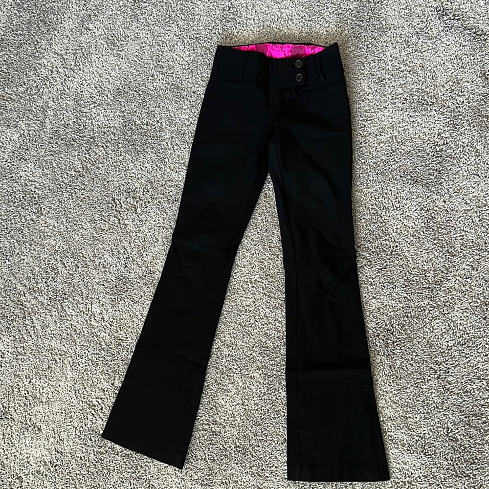 Black Dress Pants Flared Women’s Size 1